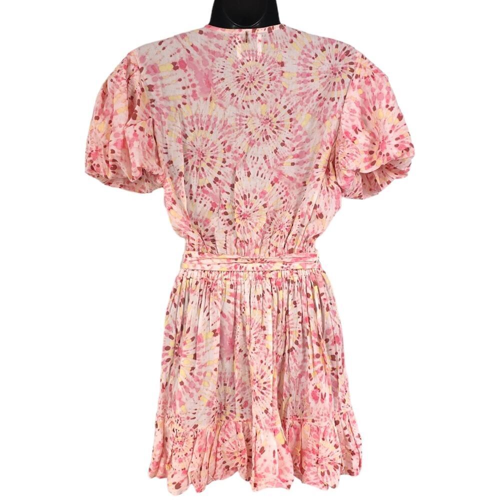 MISA Los Angeles Eloise Mini Dress Puff Sleeve - Picture 7 of 13